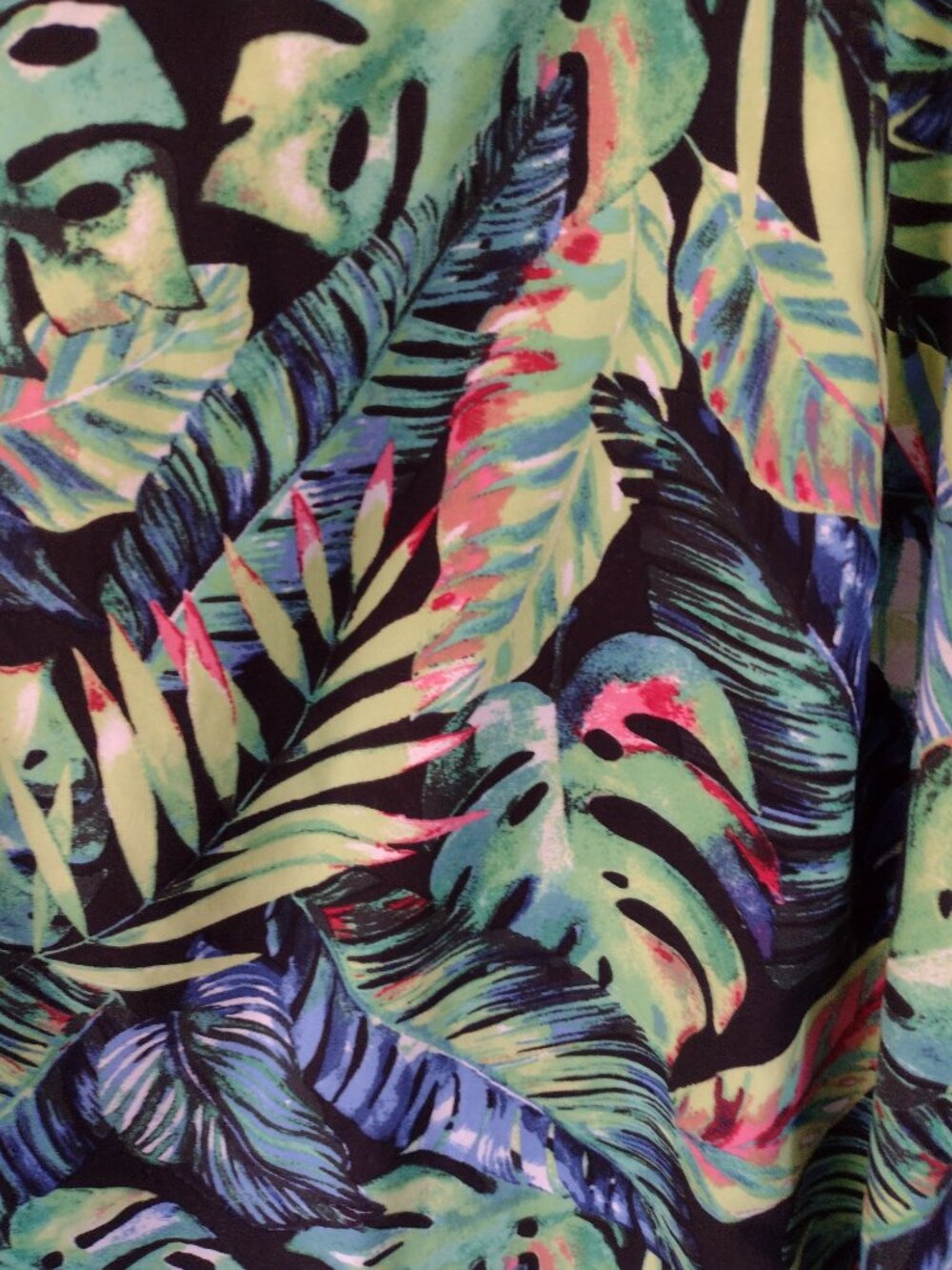 Faded Glory Tropical Leaf Tank Top  Small - Picture 5 of 5